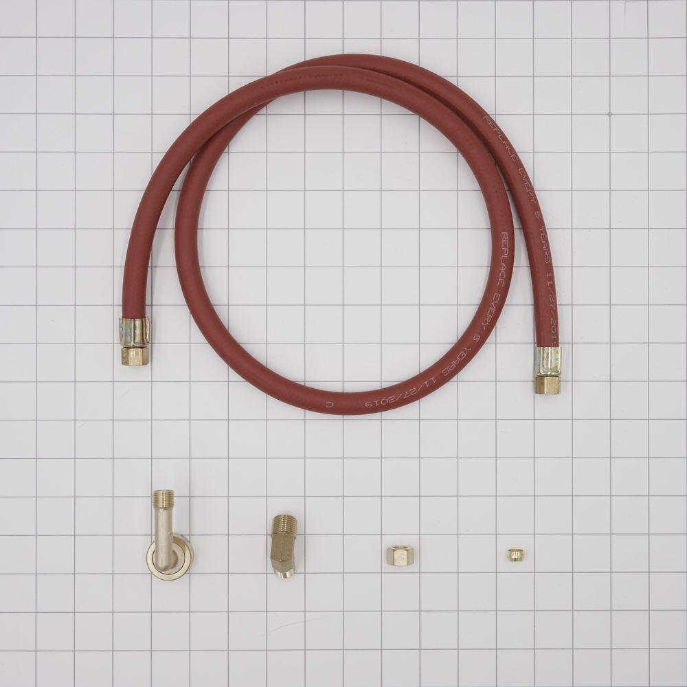 Maytag W10278625RP Dishwasher Water Line Supply Kit - Red