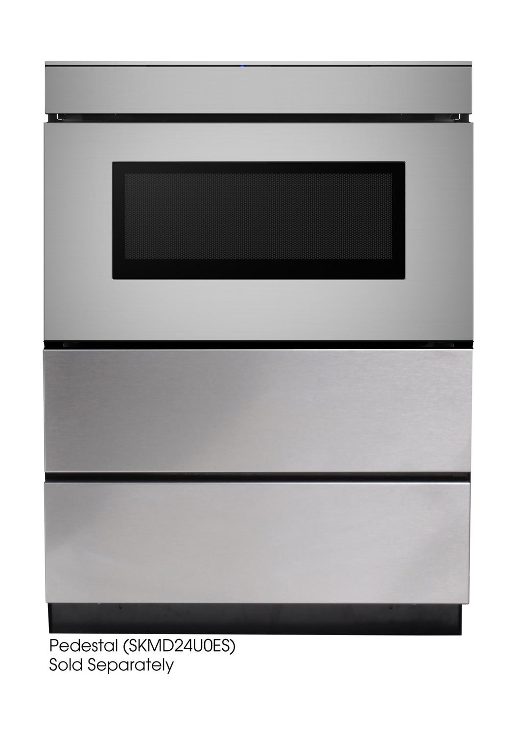 Sharp SMD2479JS 24 In. 1.2 Cu. Ft. 950W Sharp Stainless Steel Smart Easy Wave Open Microwave Drawer Oven
