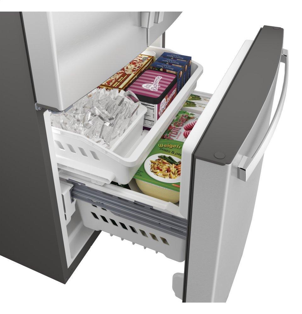Ge Appliances GNE25JYKFS Ge® Energy Star® 24.7 Cu. Ft. French-Door Refrigerator