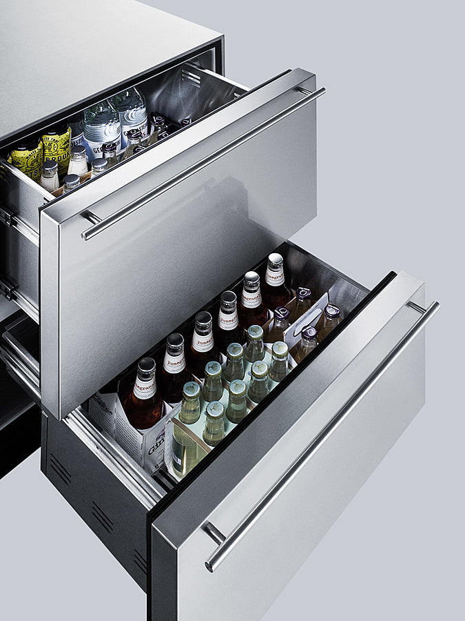 Summit SP6DBS2D7 24" Wide 2-Drawer All-Refrigerator