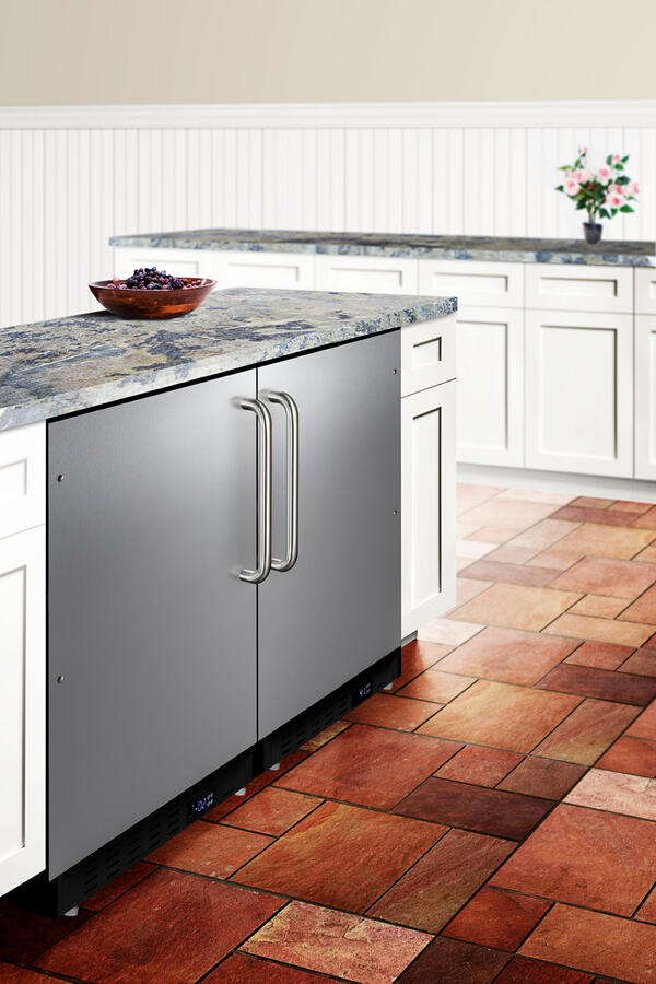 Summit ALFZ37BCSS 20" Wide Built-In All-Freezer, Ada Compliant