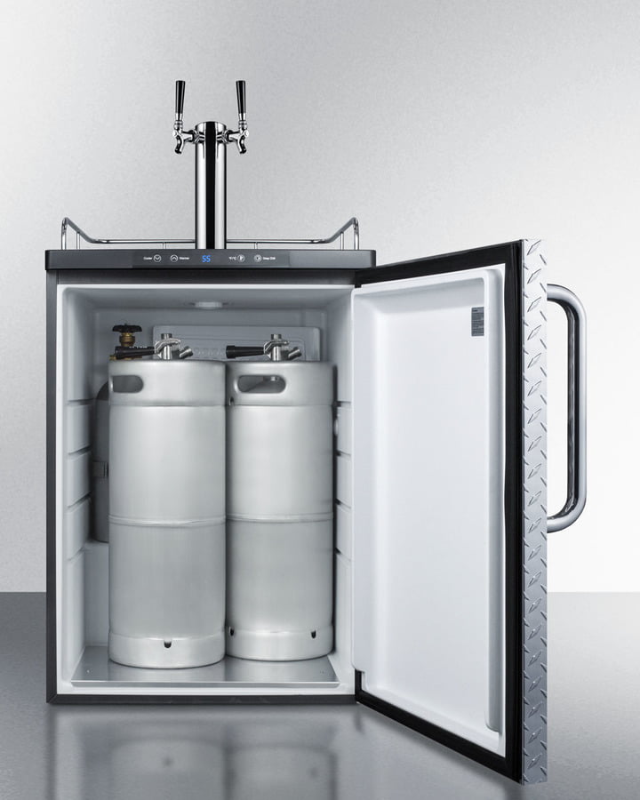 Summit SBC635MBIDPLTWIN 24" Wide Built-In Kegerator