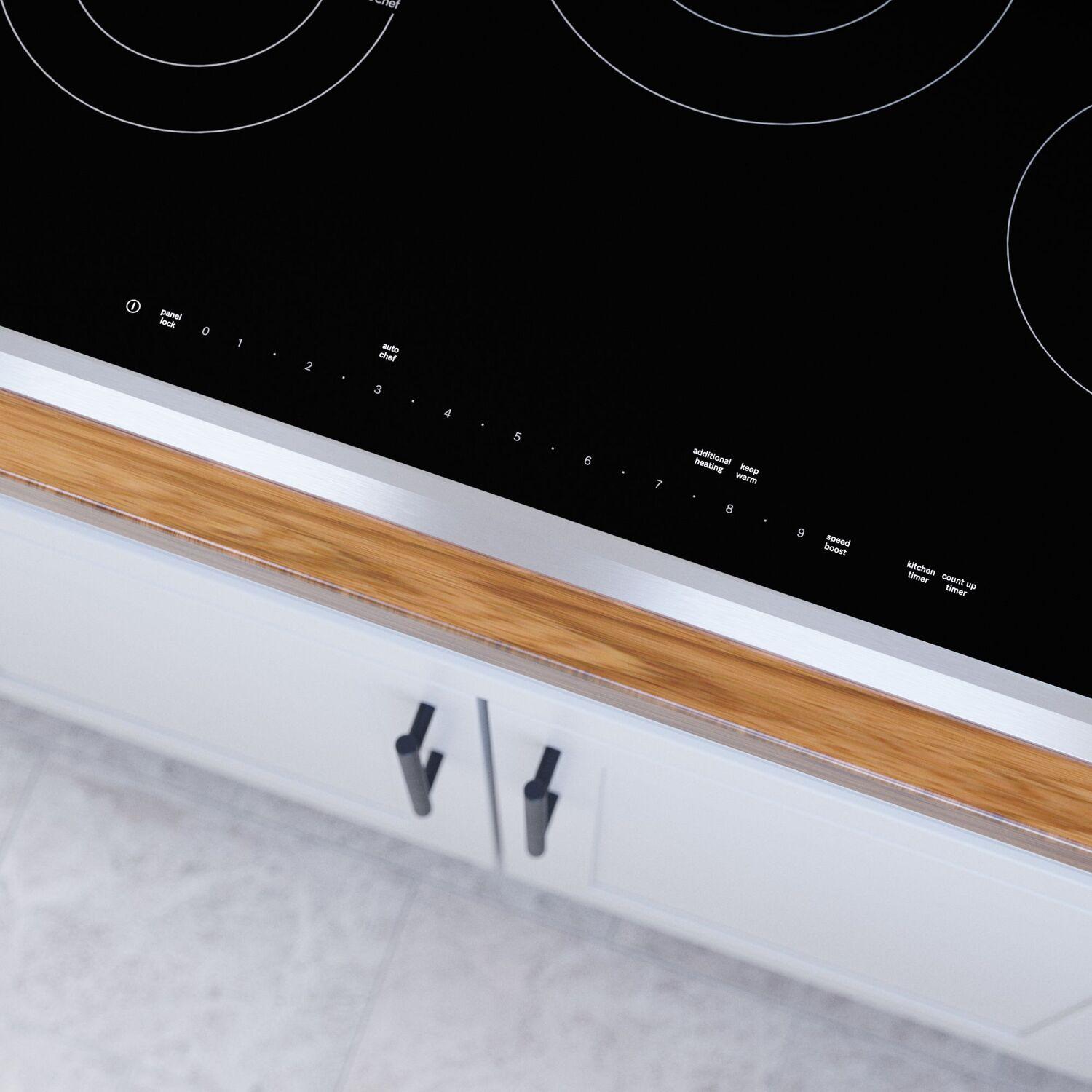 Bosch NETP069SUC Benchmark® Electric Cooktop 30'' Black, Surface Mount With Frame Netp069Suc