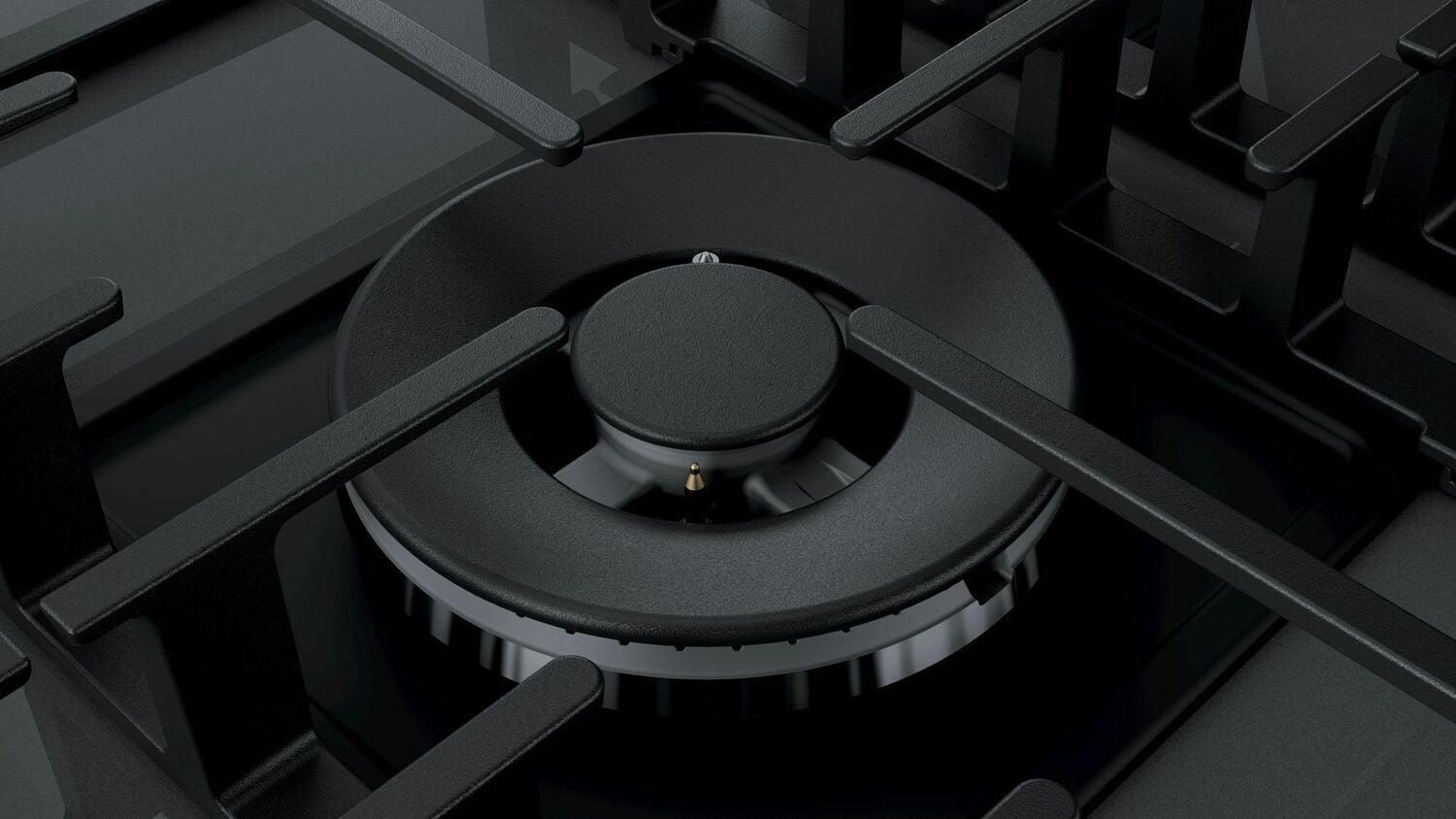 Bosch NGMP677UC Benchmark® Gas Cooktop 36'' Hard Glass, Dark Silver Ngmp677Uc