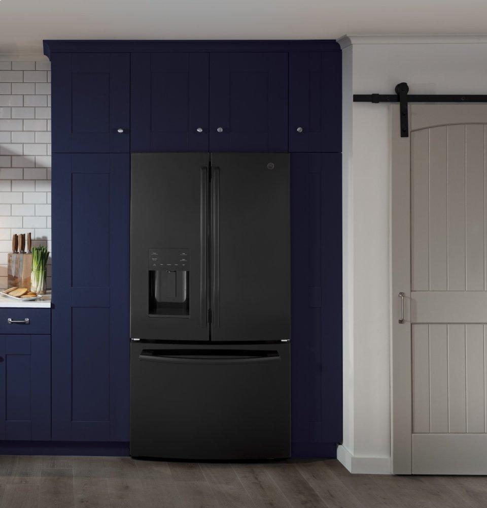 Ge Appliances GFE26JGMBB Ge® Energy Star® 25.6 Cu. Ft. French-Door Refrigerator