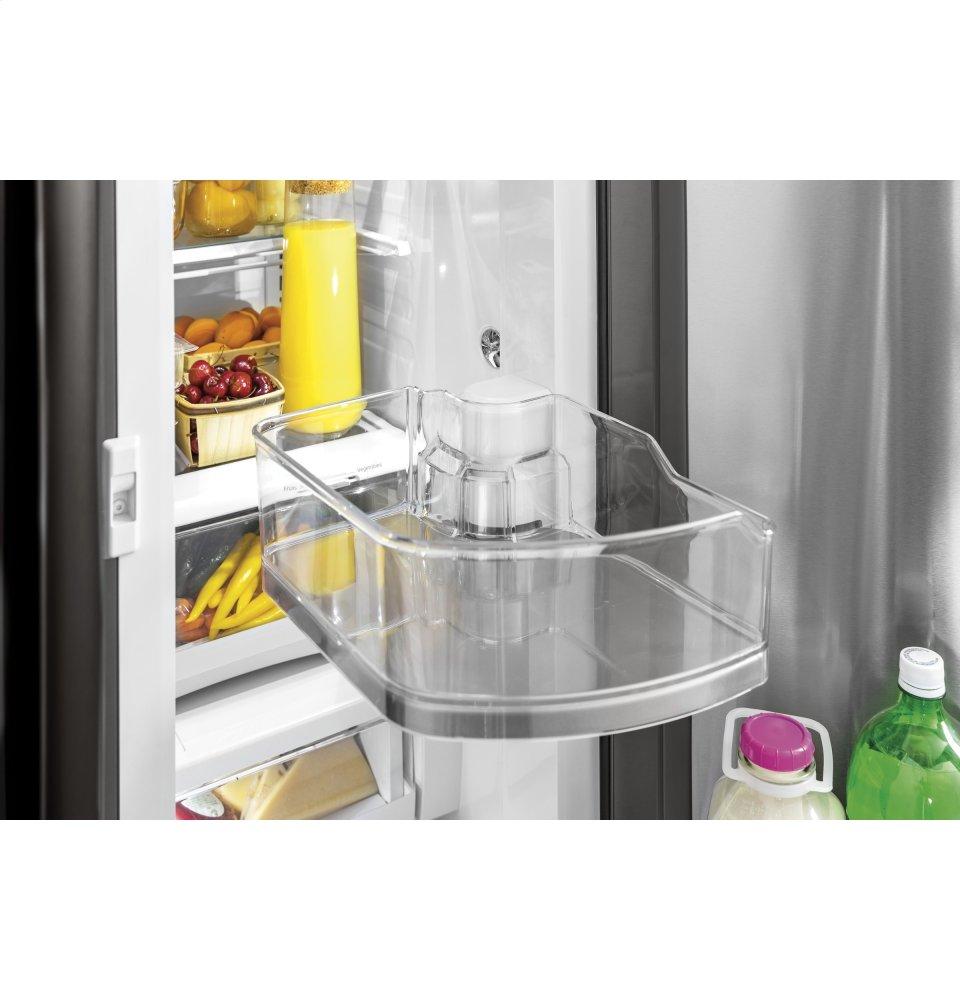 Ge Appliances PYD22KBLTS Ge Profile™ Series 22.1 Cu. Ft. Counter-Depth French-Door Refrigerator With Door In Door And Hands-Free Autofill