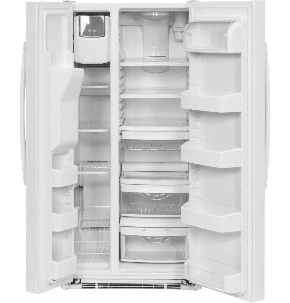 Ge Appliances GSE23GGKWW Ge® Energy Star® 23.2 Cu. Ft. Side-By-Side Refrigerator
