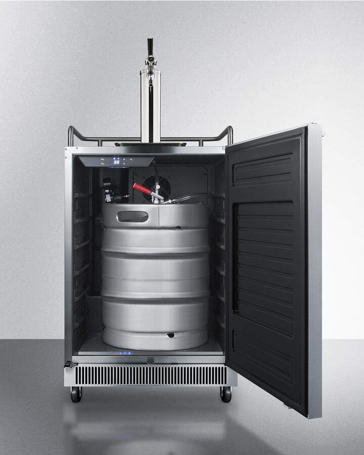 Summit SBC677BITL 24" Wide Built-In Kegerator With Taplock