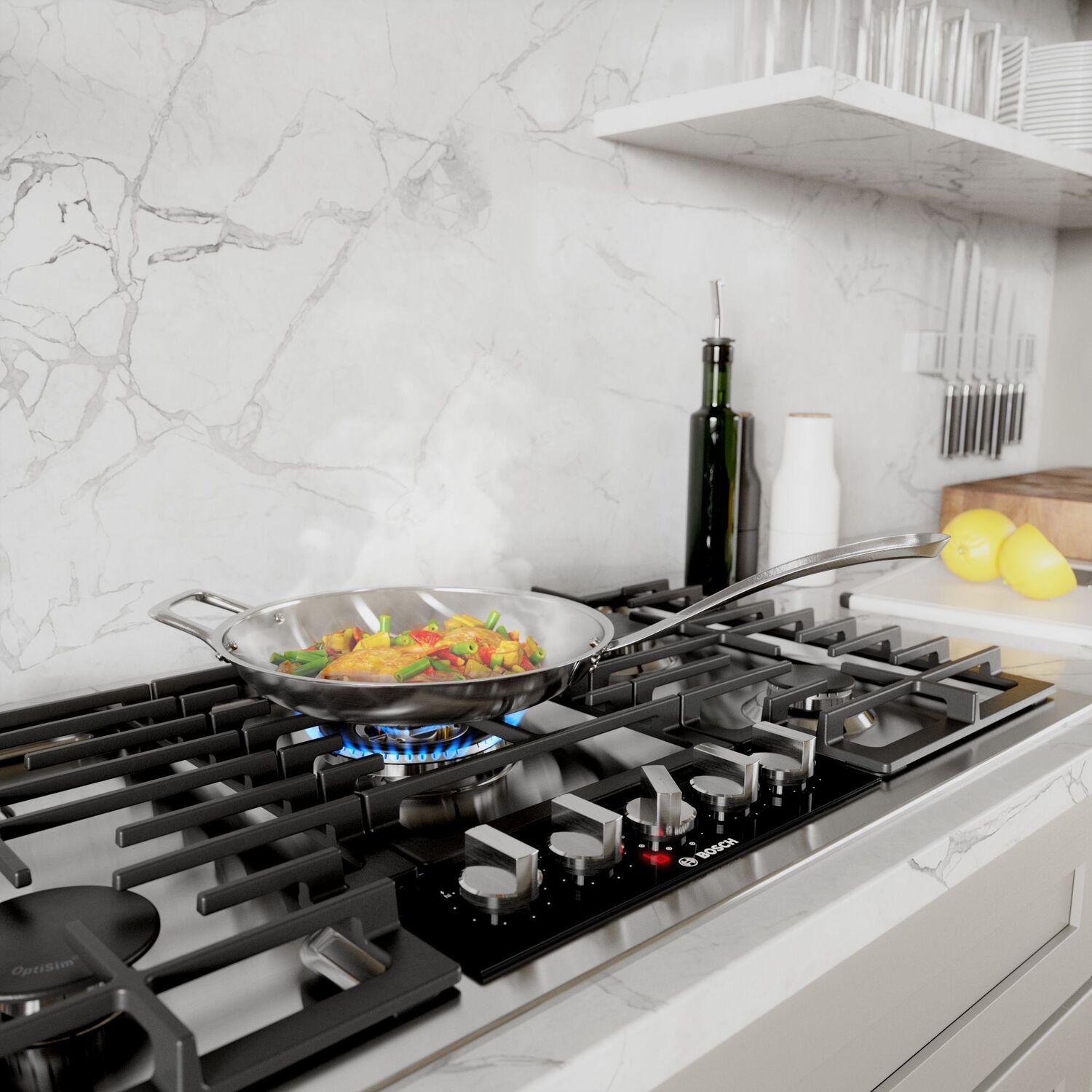 Bosch NGMP658UC Benchmark® Gas Cooktop 36'' Stainless Steel Ngmp658Uc