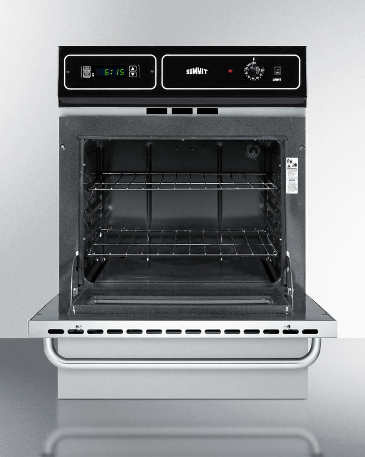 Summit TTM7212BKW 24" Wide Gas Wall Oven