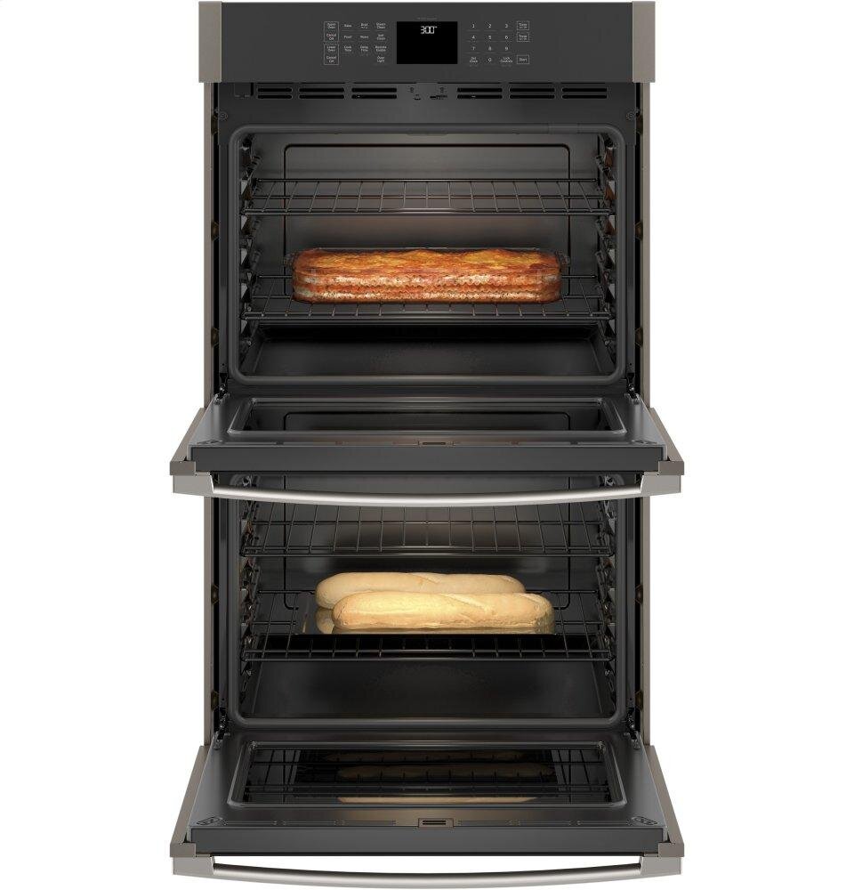 Ge Appliances JTD3000ENES Ge® 30" Smart Built-In Self-Clean Double Wall Oven With Never-Scrub Racks