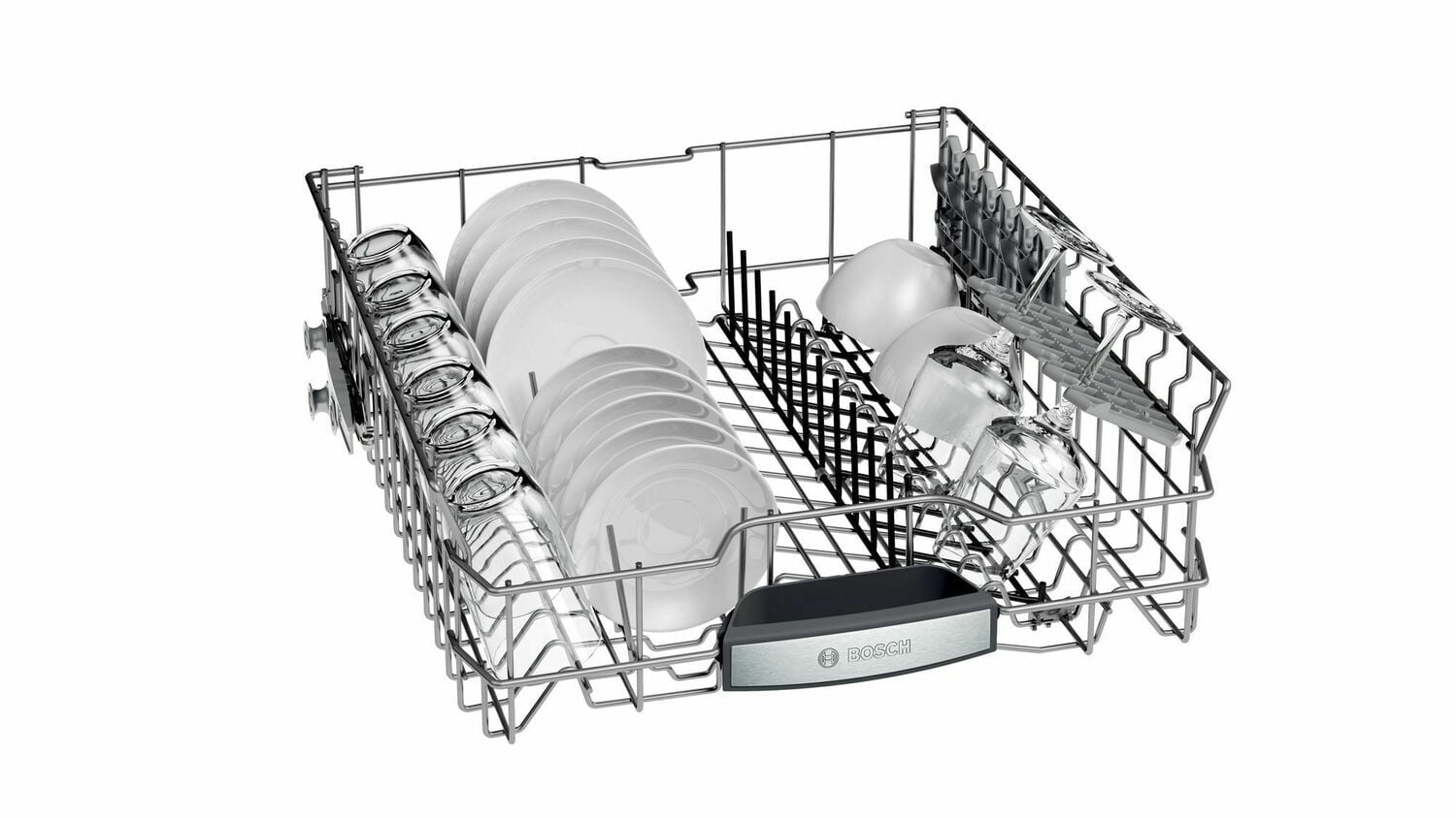 Bosch SHPM78Z52N 800 Series Dishwasher 24'' White, Xxl Shpm78Z52N