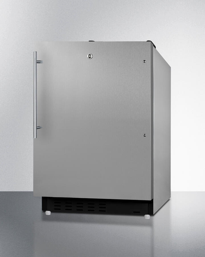 Summit ALRF49BCSSHV 20" Wide Built-In Refrigerator-Freezer, Ada Compliant