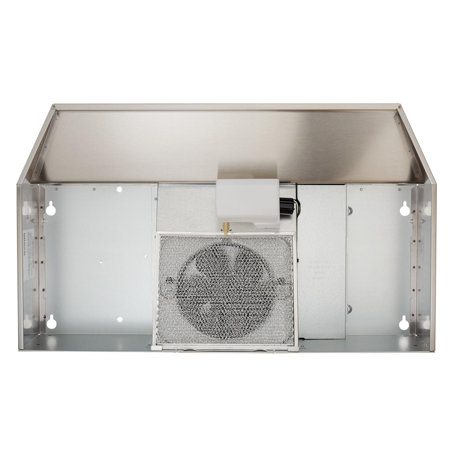 Broan F403604 Broan® 36-Inch Convertible Under-Cabinet Range Hood, 230 Max Blower Cfm, Stainless Steel