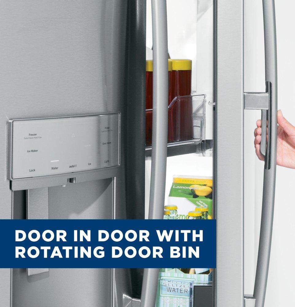 Ge Appliances GFD28GYNFS Ge® 27.7 Cu. Ft. Fingerprint Resistant French-Door Refrigerator With Door In Door