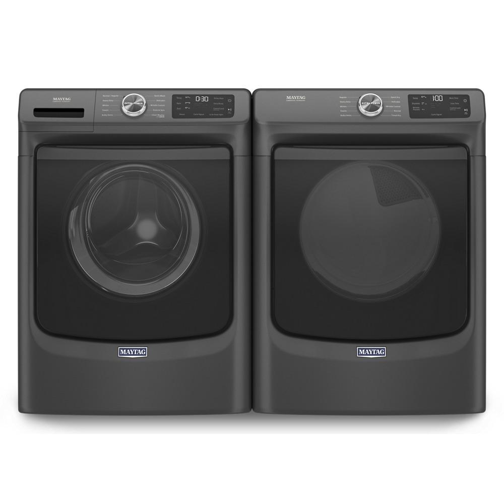 Maytag MED5630MBK Front Load Electric Dryer With Extra Power And Quick Dry Cycle - 7.3 Cu. Ft.