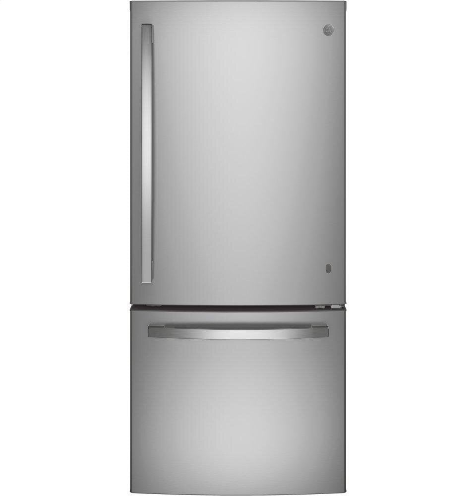 Ge Appliances GBE21DSKSS Ge® Energy Star® 21.0 Cu. Ft. Bottom-Freezer Refrigerator