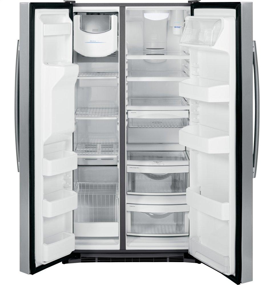 Ge Appliances GSS25GSHSS Ge® 25.3 Cu. Ft. Side-By-Side Refrigerator