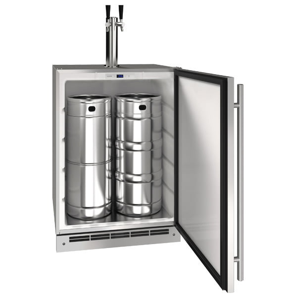 U-Line UOKR124SS01A 24" Keg Refrigerator With Stainless Solid Finish (115 V/60 Hz Volts /60 Hz Hz)