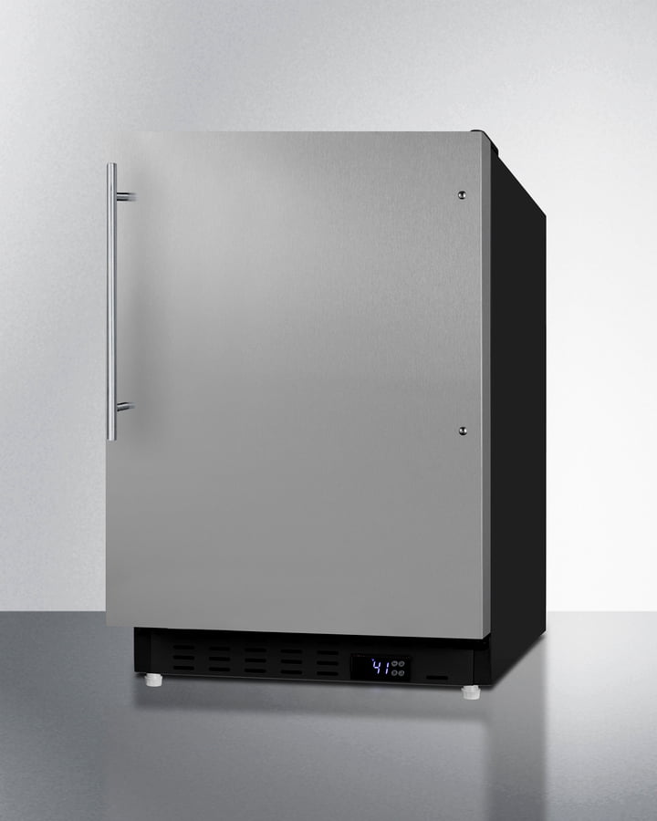 Summit ALR47BSSHV 20" Wide Built-In All-Refrigerator, Ada Compliant