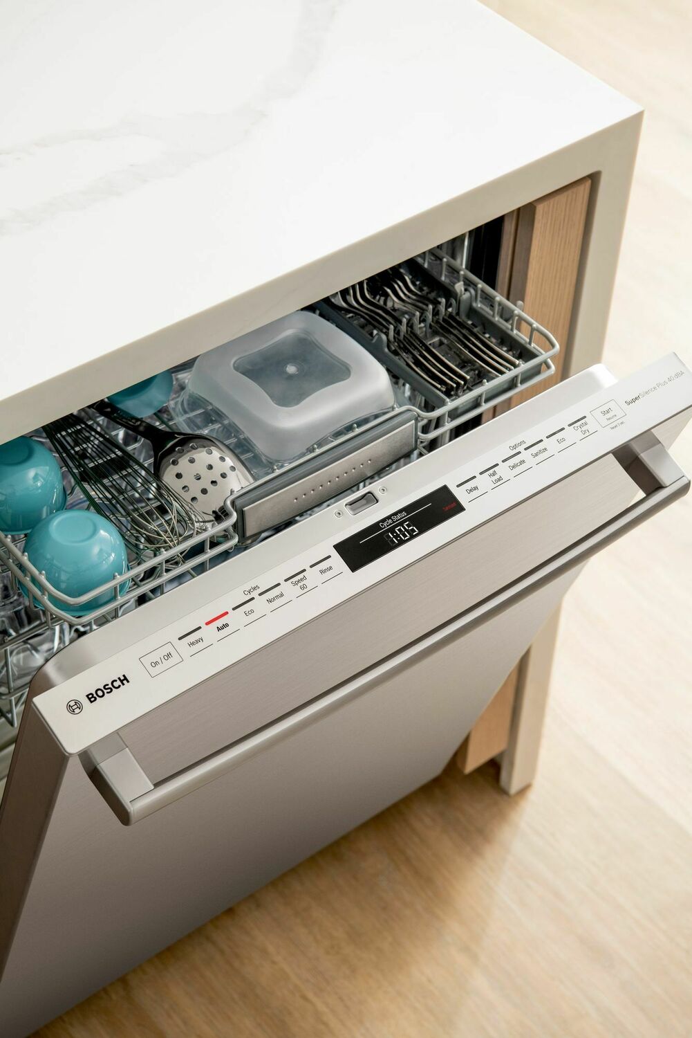 Bosch SHX87PZ55N Benchmark® Dishwasher 24'' Stainless Steel, Xxl Shx87Pz55N