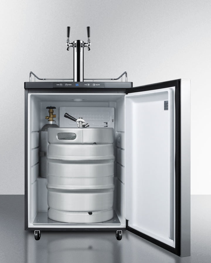 Summit SBC635M7SSHHTWIN 24" Wide Kegerator