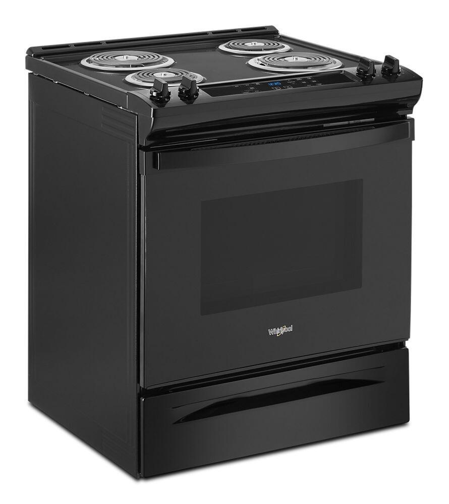 Whirlpool WEC310S0LB 4.8 Cu. Ft. Whirlpool® Electric Range With Frozen Bake™ Technology