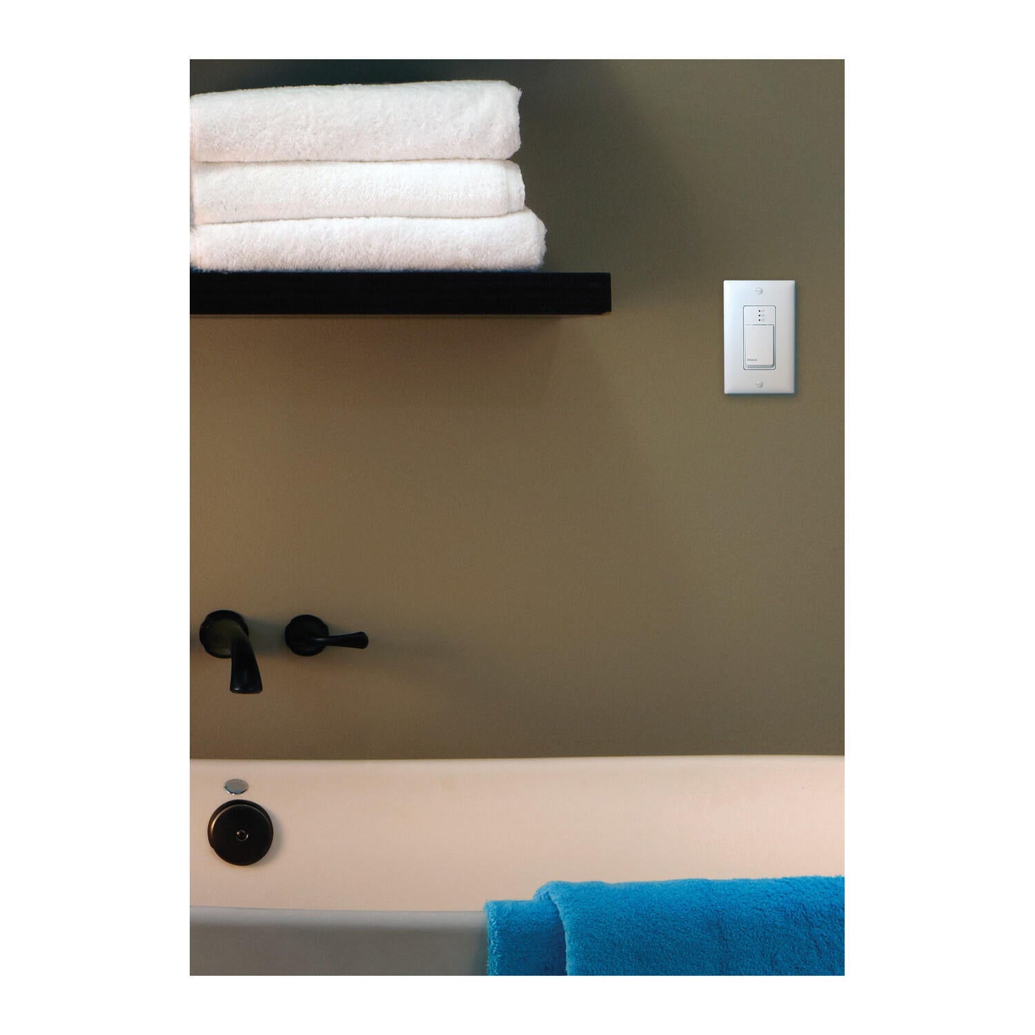 Broan CD60W Broan-Nutone® 20-40-60 Min Countdown Timer Exhaust Fan Wall Control Switch