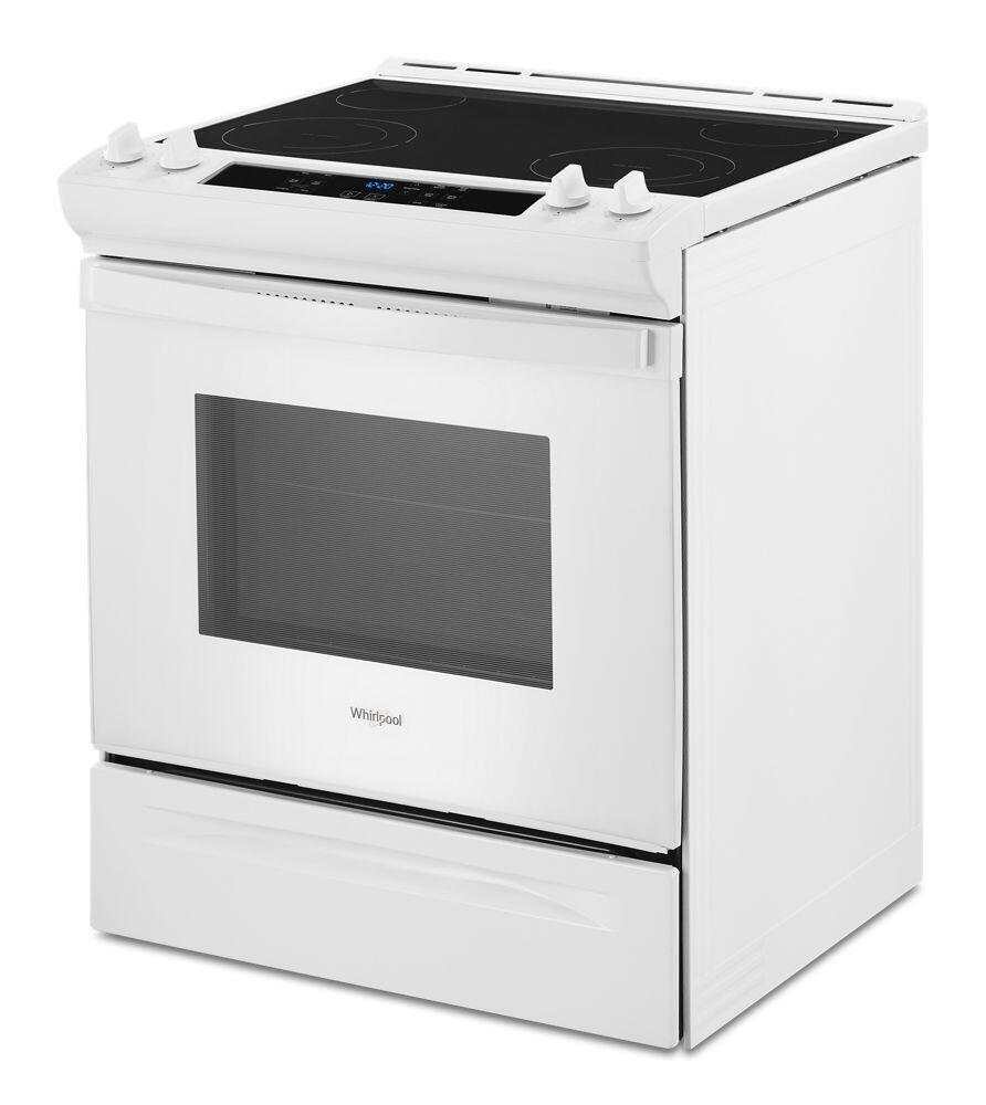 Whirlpool WEE515S0LW 4.8 Cu. Ft. Whirlpool® Electric Range With Frozen Bake™ Technology