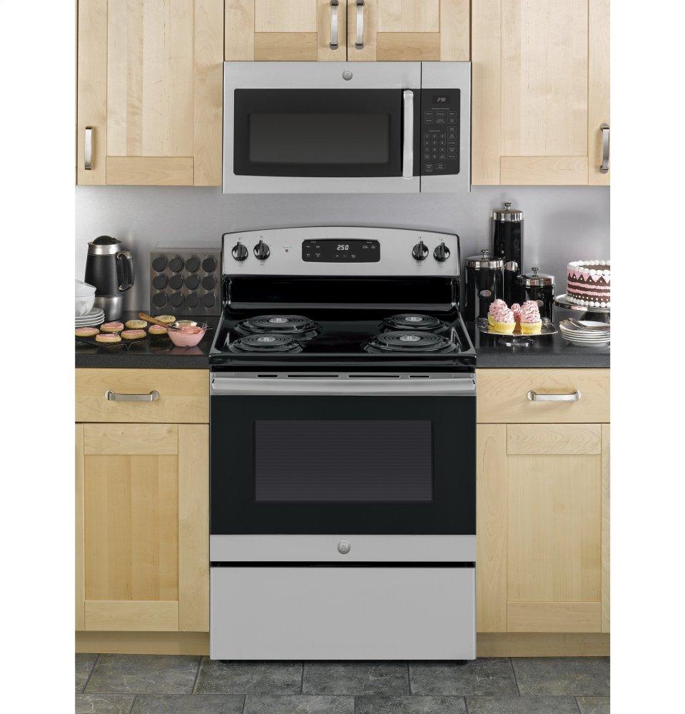 Ge Appliances JVM3160RFSS Ge® 1.6 Cu. Ft. Over-The-Range Microwave Oven