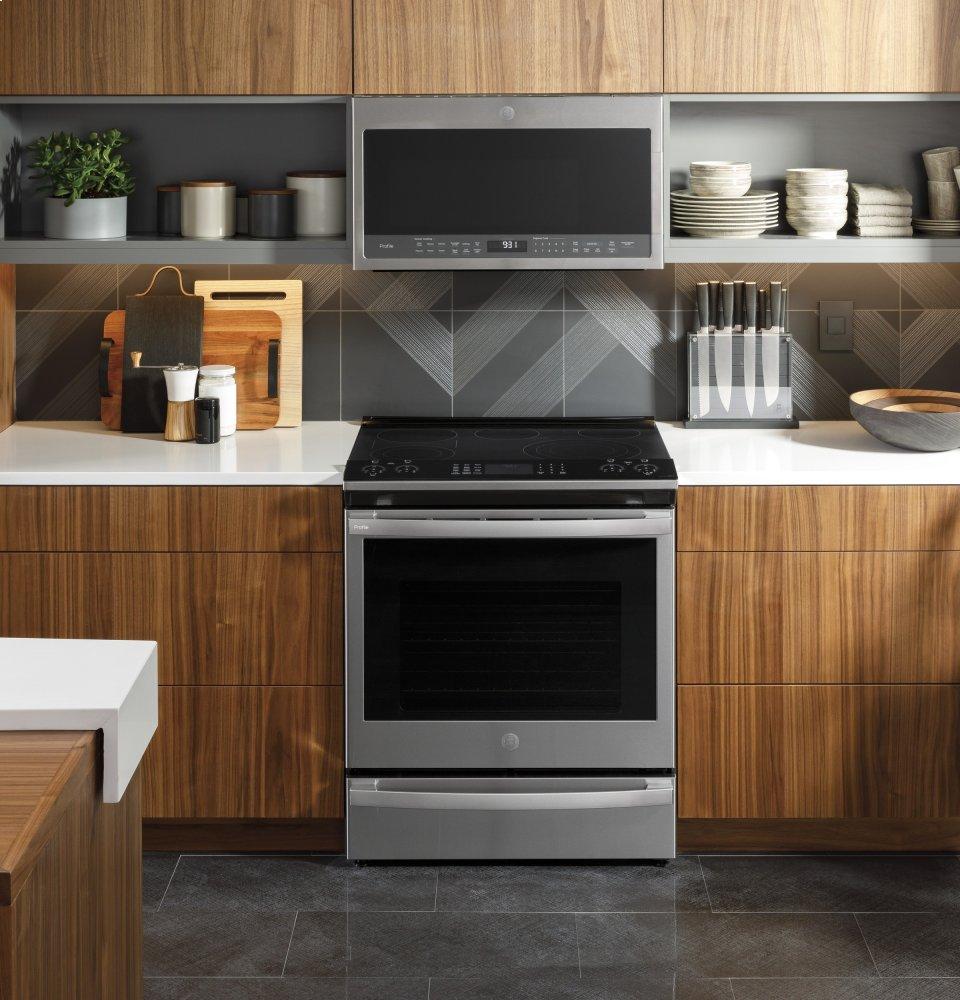 Ge Appliances PSS93YPFS Ge Profile™ 30" Smart Slide-In Electric Convection Fingerprint Resistant Range With No Preheat Air Fry