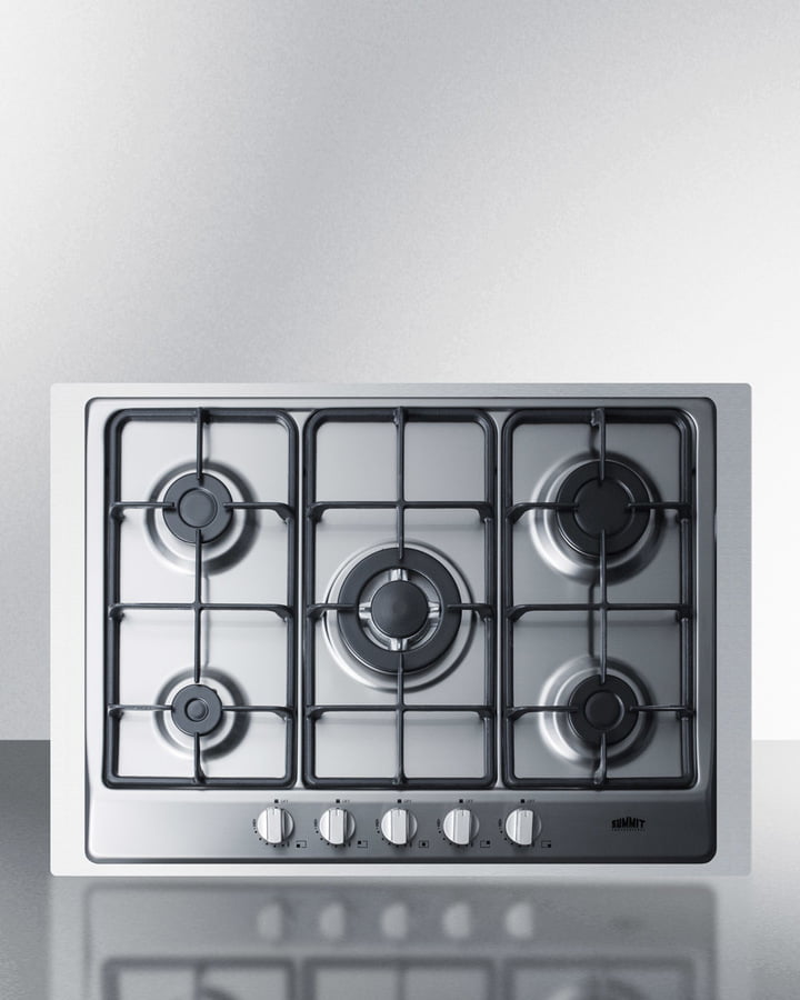 Summit GC527SSTK30 30" Wide 5-Burner Gas Cooktop