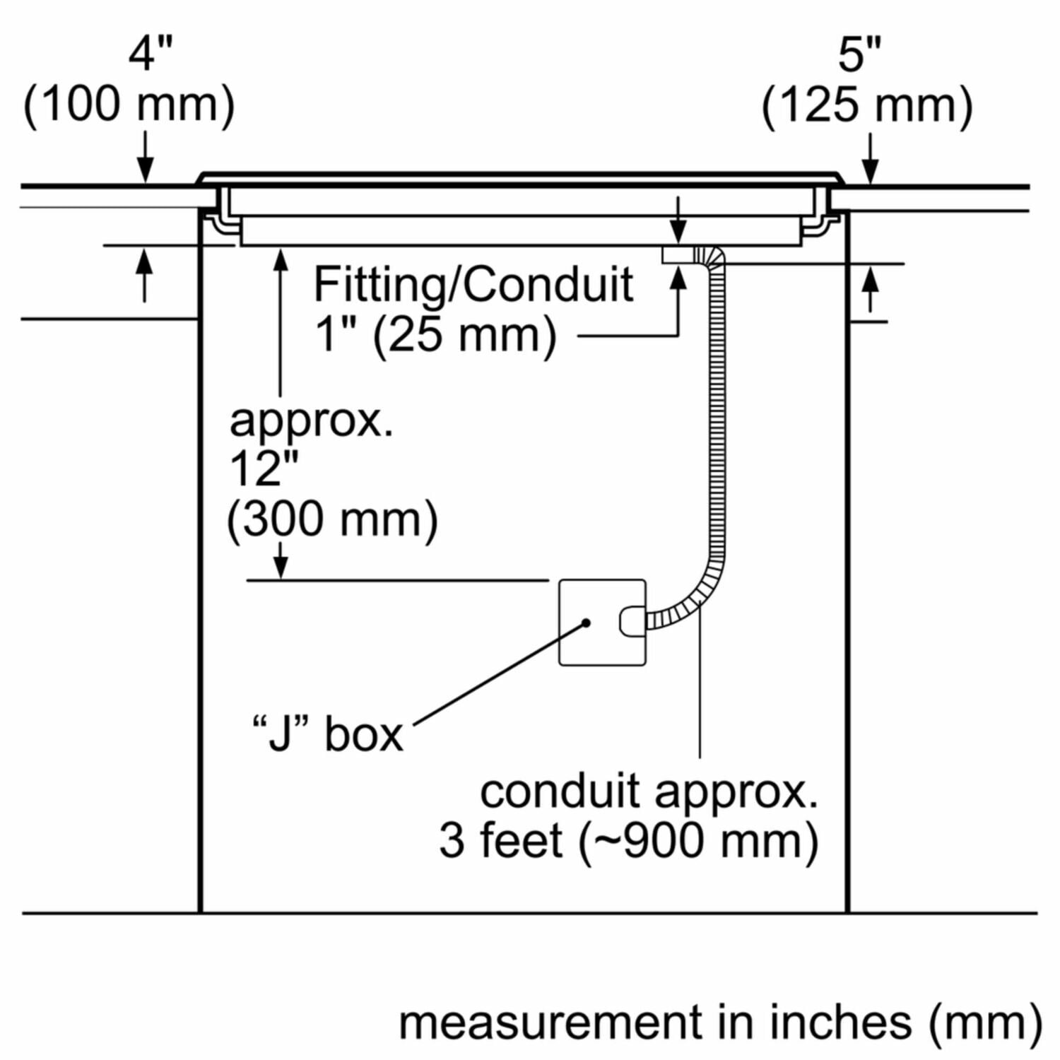 Bosch NEM5666UC 500 Series, 36" Knob Cnt, 5 Element, Elec. C-Top Black