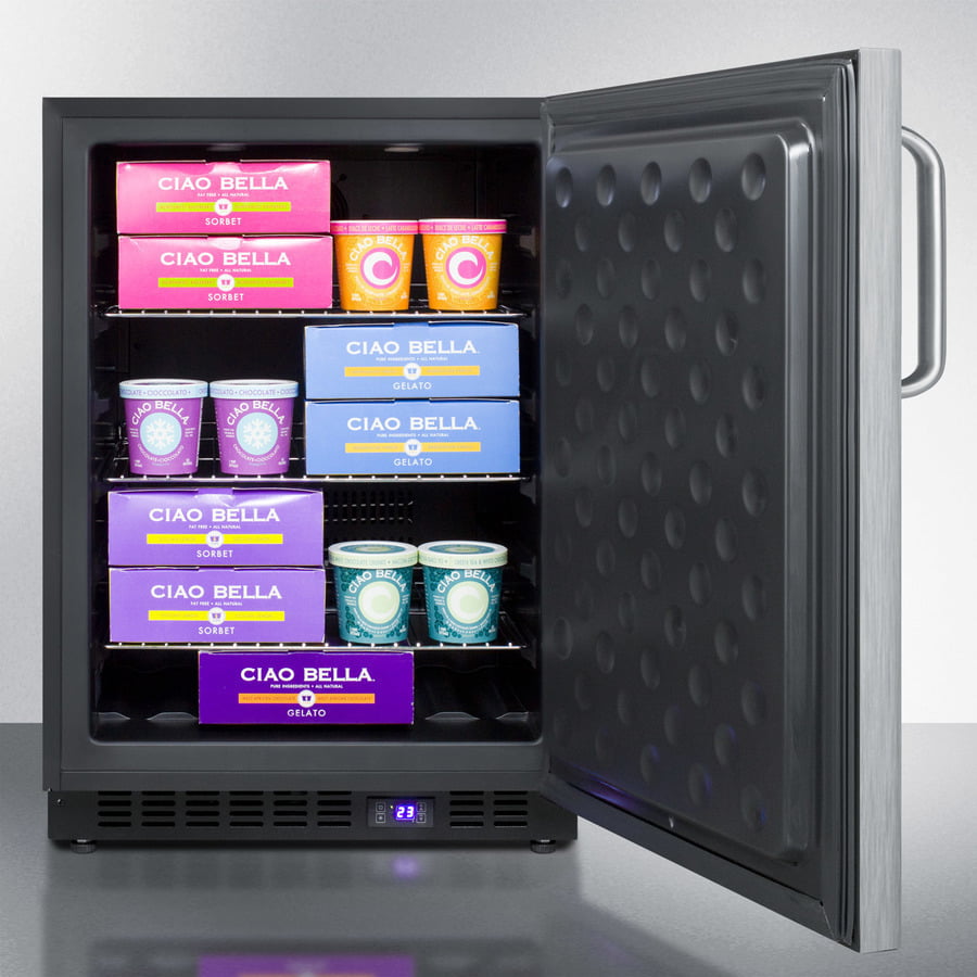 Summit SPFF51OSSSTB 24" Wide Outdoor All-Freezer