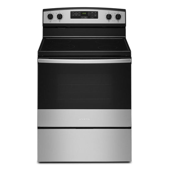 Amana AER6603SMS 30-Inch Amana® Electric Range With Extra-Large Oven Window