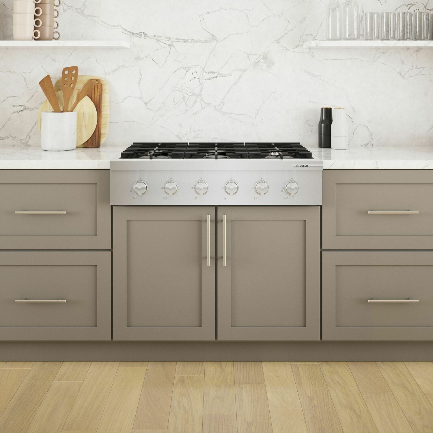 Bosch RGM8658UC 800 Series Gas Rangetop 36'' Stainless Steel Rgm8658Uc