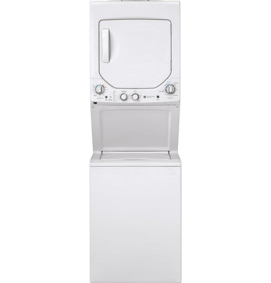 Ge Appliances GUD24GSSMWW Ge Unitized Spacemaker® 2.3 Cu. Ft. Capacity Washer With Stainless Steel Basket And 4.4 Cu. Ft. Capacity Gas Dryer