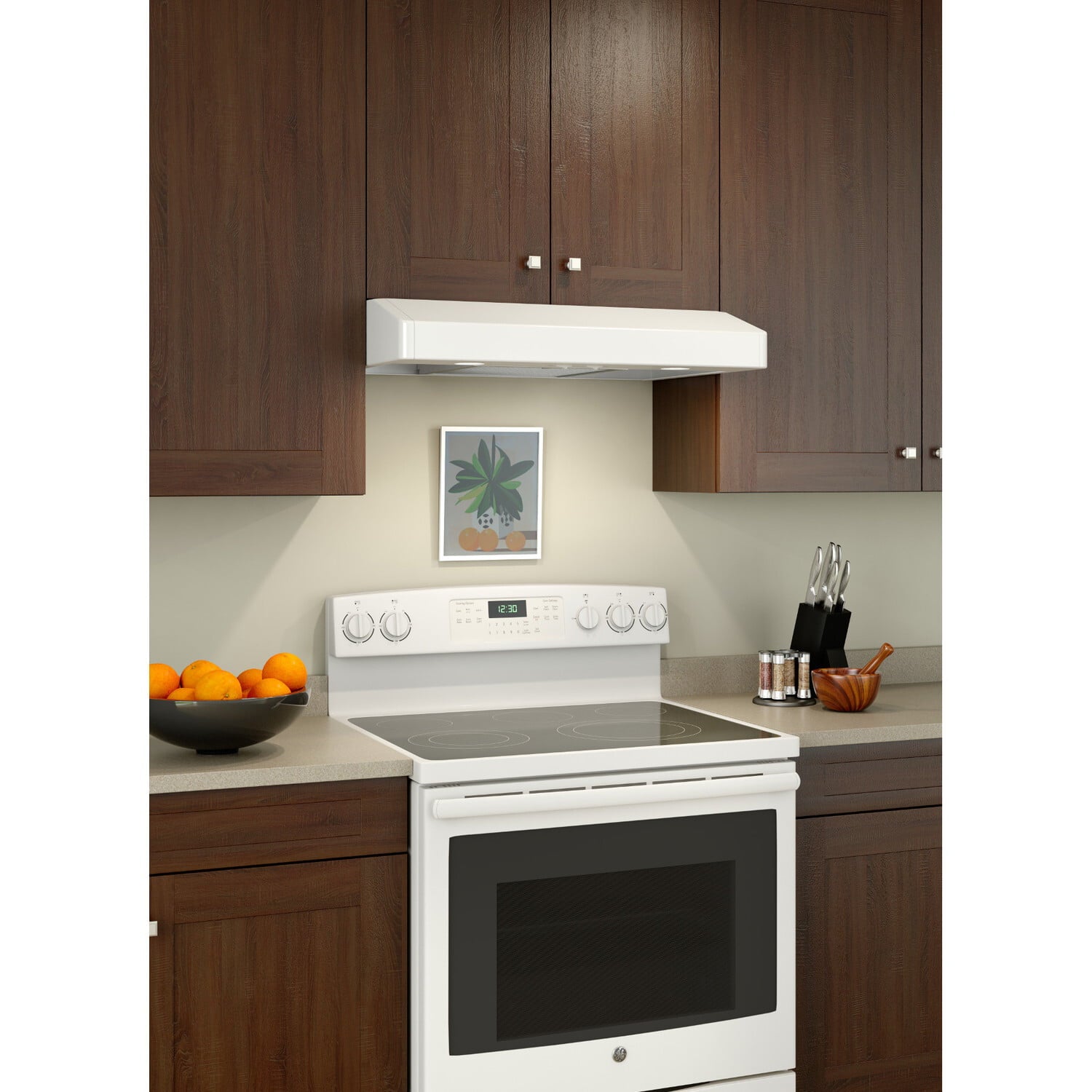 Broan TEN130WW Broan® Elite 30-Inch Convertible Under-Cabinet Range Hood, White