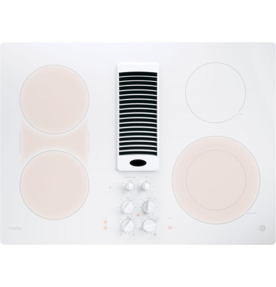 Ge Appliances PP9830TJWW Ge Profile™ 30" Downdraft Electric Cooktop