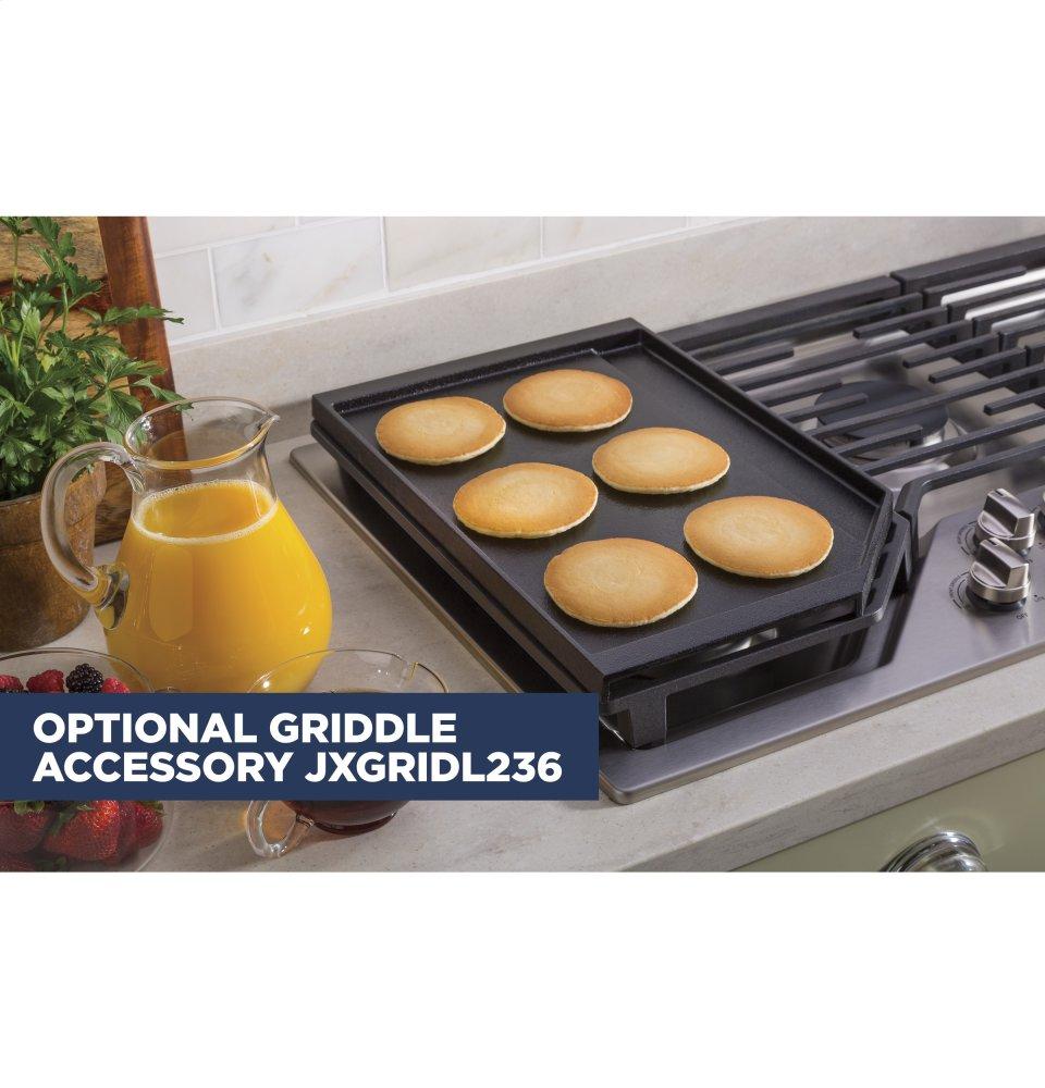 Ge Appliances JGP5036SLSS Ge® 36" Built-In Gas Cooktop With 5 Burners And Dishwasher Safe Grates