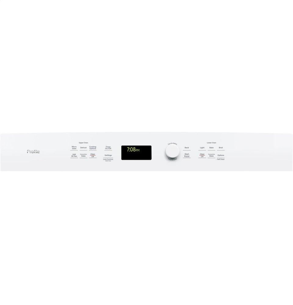 Ge Appliances PT7800DHWW Ge Profile™ 30" Built-In Combination Convection Microwave/Convection Wall Oven
