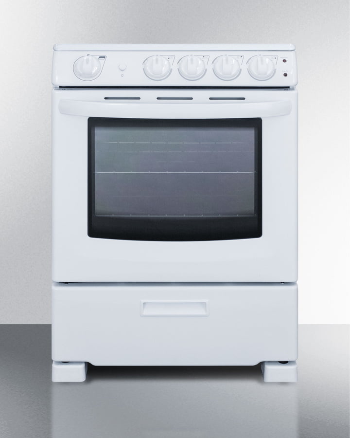 Summit REX2421WRT 24" Wide Electric Smooth-Top Range