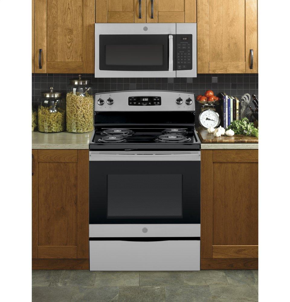 Ge Appliances JVM3160RFSS Ge® 1.6 Cu. Ft. Over-The-Range Microwave Oven