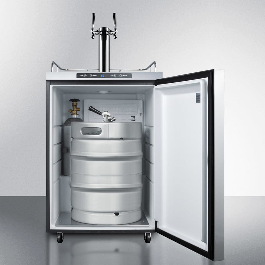 Summit SBC635MOS7HHTWIN 24" Wide Outdoor Kegerator
