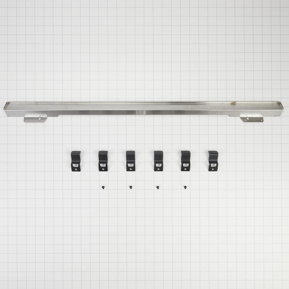 Jennair W10837579 Built-In Range Flush Installation Trim Kit, Stainless Steel