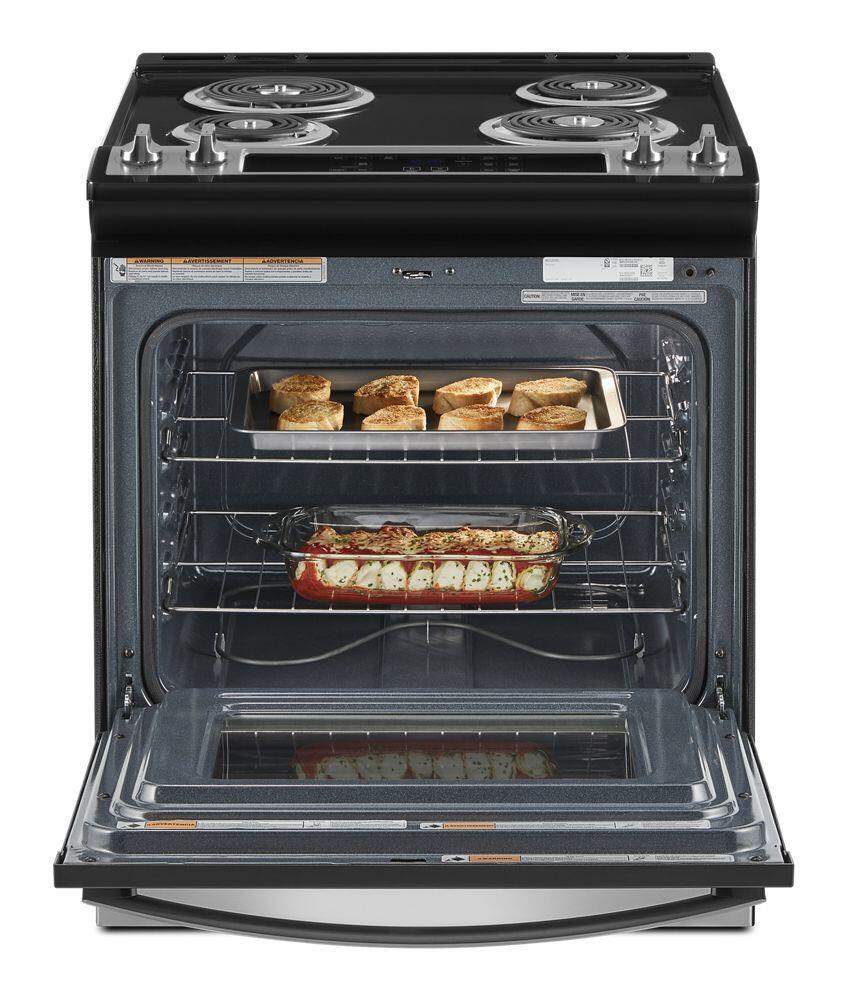 Whirlpool WEC310S0LS 4.8 Cu. Ft. Whirlpool® Electric Range With Frozen Bake™ Technology