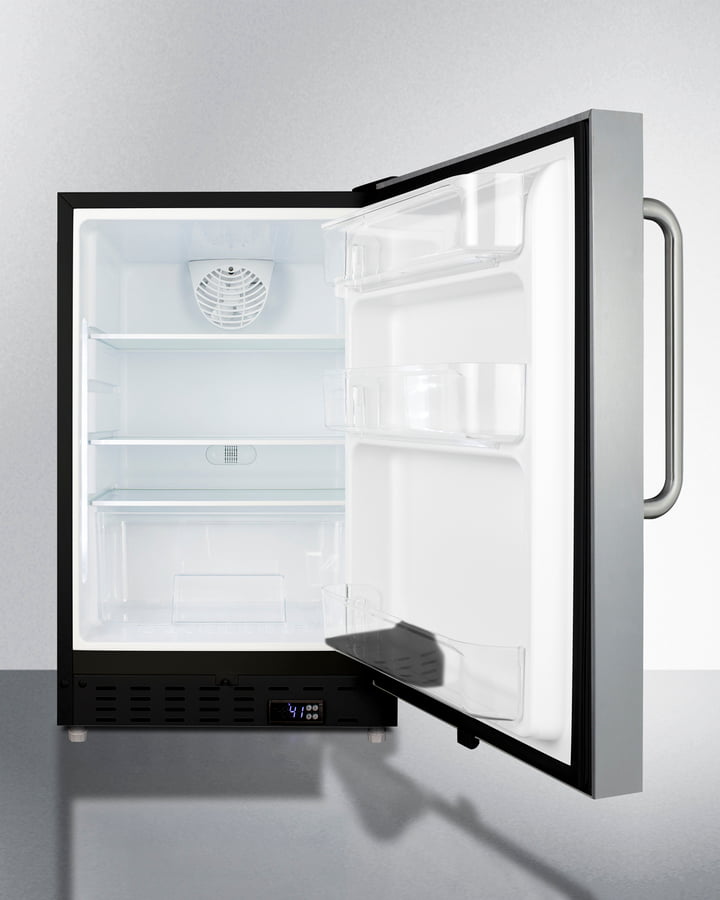Summit ALR47BCSS 20" Wide Built-In All-Refrigerator, Ada Compliant