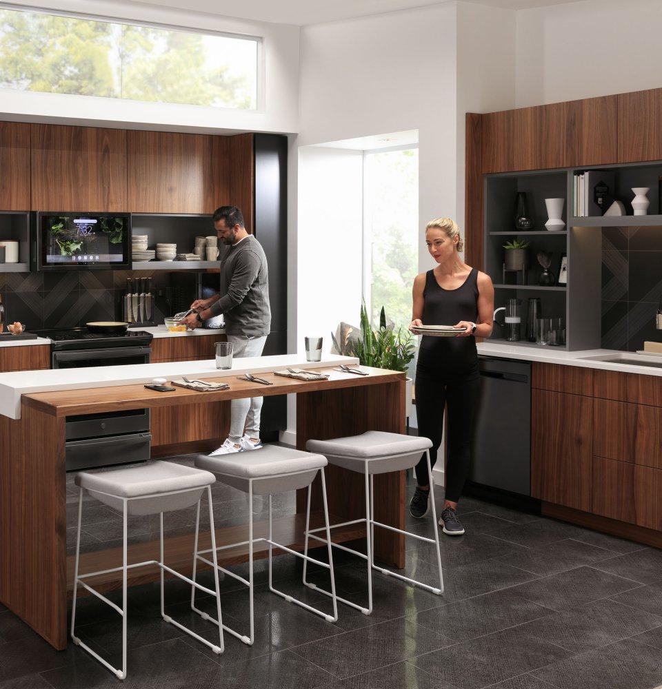Ge Appliances PHS930BPTS Ge Profile™ 30" Smart Slide-In Front-Control Induction And Convection Range With No Preheat Air Fry