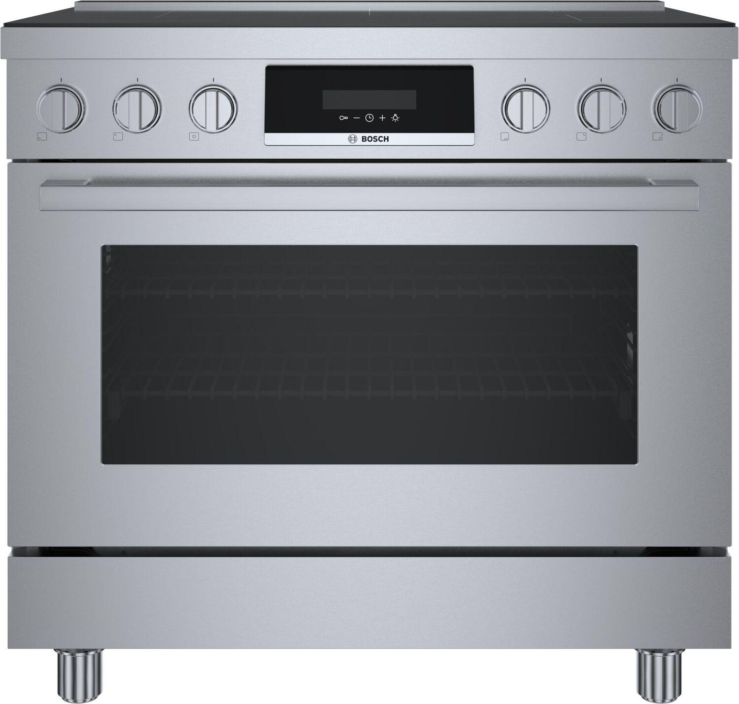 Bosch HIS8655U 800 Series Induction Freestanding Range 36'' Stainless Steel His8655U