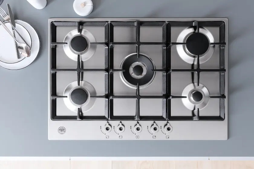 Bertazzoni PROF305CTXV 30 Front Control Gas Cooktop 5 Burners Stainless Steel